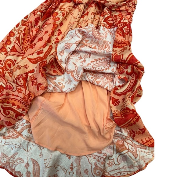 NWT Farm Rio Red Jaipur Crossover Maxi Dress in Jaipur Red Size M - Picture 9 of 10